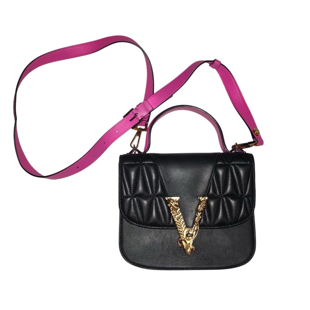 Versace - Logo-plaque quilted tote bag